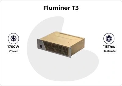 ماینر Fluminer T3 – خرید و قیمت | Fluminer T3 115T Miner 2 ماینر خانگی Fluminer T3
