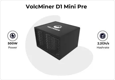 ماینر d1 mini - خرید و قیمت | Volcminer D1 Mini Pre 2.2gh 1 ماینر خانگی d1 mini